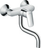 Seinapealne valamusegisti Hansgrohe Logis 71836000, kroom
