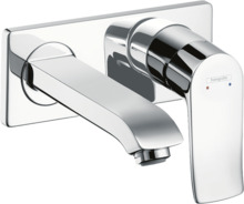 Peidetud kraanikausisegisti Hansgrohe Metris 31085000, kroom