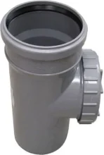 Puhastustükk sisekanalisatsioonile Wavin Optima, 50 mm