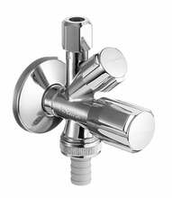 Nurgaventiiil kombineeritud Schell 1/2x3/8x3/4, 10 mm, mudel 35510699