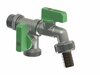Aiaventiil Arco Nano Double MAC, 1/2x3/4x3/4, topelt, lühike käepide