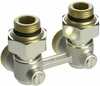 H-ühenduse ventiil Danfoss RLV-KB, nurkne, 1/2-3/4 tolli, mudel 003L0394