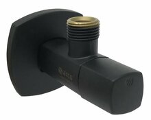 Nurgaventiil Arco A-80, must matt, 1/2X3/8