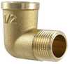 Põlv Tdm Brass 210P, 90, 1 1/2, messing, sisemine/välimine keermega