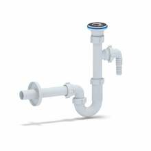 Sifoon valamu jaoks Ani Plast, 32 mm, valge