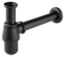 Valamu sifoon Ferro S30-BL, must