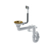 Sifoon valamu jaoks Quadron 12SR3-P1A-PG1, kuldne