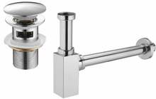 Sifoonikomplekt Click-clack kaanega Mexen 7992060-00, kroom