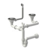 Sifoon kraanikausile Steiner 12G14GR6-P2A-BS, roostevaba teras