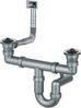 Sifoon terasest valamule Deante ZXY9924, Steel