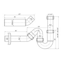Sifoon valamu jaoks Ani Plast DY0136EU, 40 mm