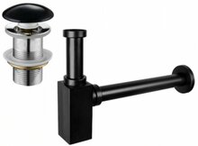 Valamu sifoon Mexen 7991060-75, must ceramic