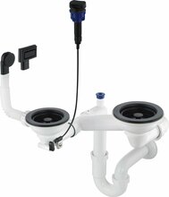 Sifoon graniitvalamule Deante Space-Saver ZXYN973, Nero