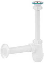 Valamu sifoon AniPlast C1004VDEU 1/4, sirge voolikuga