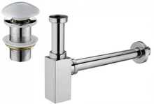 Valamu sifoon Mexen 7991060-02, 65 mm, kroom/valge