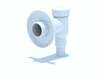 Pesumasina sifoon Ani Plast, 103 mm, 32 mm