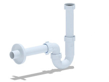 Valamu sifoon ANIPLAST 11/4x32, u-kujuline