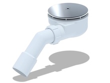 Sifoon dušialusele AniPlast, 90 mm, kroom