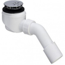 Sifoon dušialusele Viega DOMOPLEX, 75 x 40/50, plast/ kroom, 364755