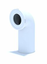 WC-poti põlv Ani Plast W9220, 90, 110/141 mm, valge