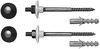 Kinnituskomplekt WC ja bidee jaoks Duravit 0065000000, valged korgid