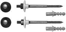 Kinnituskomplekt WC ja bidee jaoks Duravit 0065000000, valged korgid