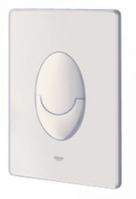 WC loputusnupp Grohe Skate Air 38505SH0, valge, 156x197 mm