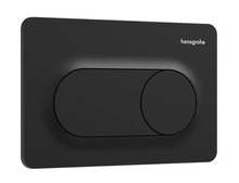 Loputuskasti nupp Hansgrohe iFrame Original S, must matt