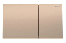Vee loputusnupp Geberit Sigma70 115.622.QB.1, harjatud roosakaskuldne, 25x14,6 cm