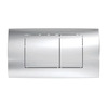 Loputusplaat Geberit Twinline30 115.899.KH.1, 34 x 18,5 cm, poleeritud/matt kroom