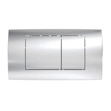 Loputusplaat Geberit Twinline30 115.899.KH.1, 34 x 18,5 cm, poleeritud/matt kroom