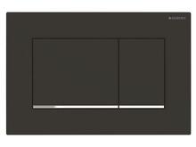 Loputusnupp Geberit Sigma30 115.883.14.1, matt must/kroomitud