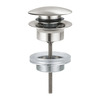 Väljalaskeventiil Grohe 65807DC0, roostevaba teras, ülevooluga
