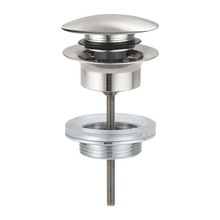 Väljalaskeventiil Grohe 65807DC0, roostevaba teras, ülevooluga