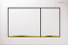 Loputusplaat Geberit Omega30 115.080.KK.1, valge-kuldne-valge