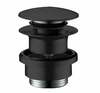 Põhjaklapp Hansgrohe 50100670, 63 mm, must matt, push-open