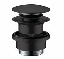 Põhjaklapp Hansgrohe 50100670, 63 mm, must matt, push-open