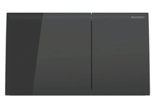 Loputusplaat Geberit Sigma70 115.622.SJ.1, must klaas