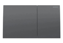 Loputusnupp Geberit Sigma70 115.622.QD.1, must kroom, 25x14,6 cm