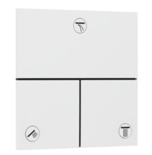 Sisseehitatav 3-suunaline lüliti Hansgrohe ShowerSelect Comfort E 15573700, valge matt