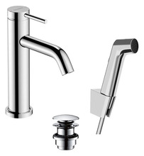 Valamusegisti Hansgrohe Tecturis S 73211000 bidee dušiotsikuga, kroom