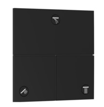 Sisseehitatav 3-suunaline lüliti Hansgrohe ShowerSelect Comfort E 15573670, must matt