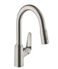 Köögisegisti Hansgrohe Focus M42 ComfortZone 180 M429-H180, roostevaba teras