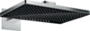 Dušipea Hansgrohe Rainmaker Select 24005600, 460 mm, 2 režiimi, must/kroom