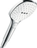 Käsidušš Hansgrohe Raindance Select E 26521400, 120 mm, 3 režiimi, EcoSmart, valge/kroom