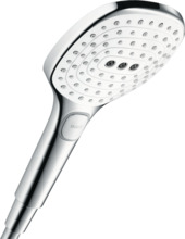 Käsidušš Hansgrohe Raindance Select E 26521400, 120 mm, 3 režiimi, EcoSmart, valge/kroom