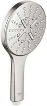 Dušiotsik Grohe Rainshower SmartActive 130, 26574DC0, 3 funktsiooni, supersteel