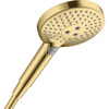 Käsidušš Hansgrohe Raindance Select S 120 3jet EcoSmart 26531990, poleeritud kuld
