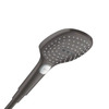 Dušiotsik Hansgrohe Raindance Select E 120 3jet 26520340, must kroom, harjatud
