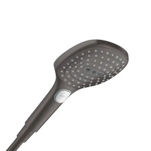 Dušiotsik Hansgrohe Raindance Select E 120 3jet 26520340, must kroom, harjatud